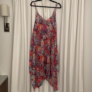 Floral bathing suit cover up